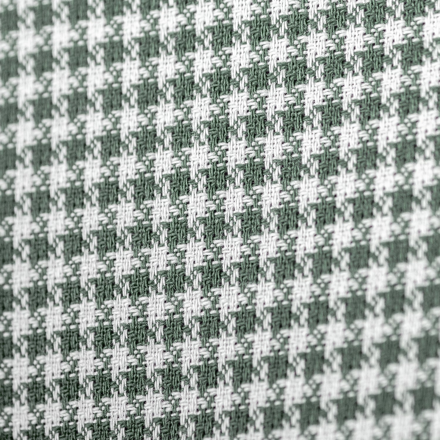 Mens green white plaid cotton rural work button shirt fabric