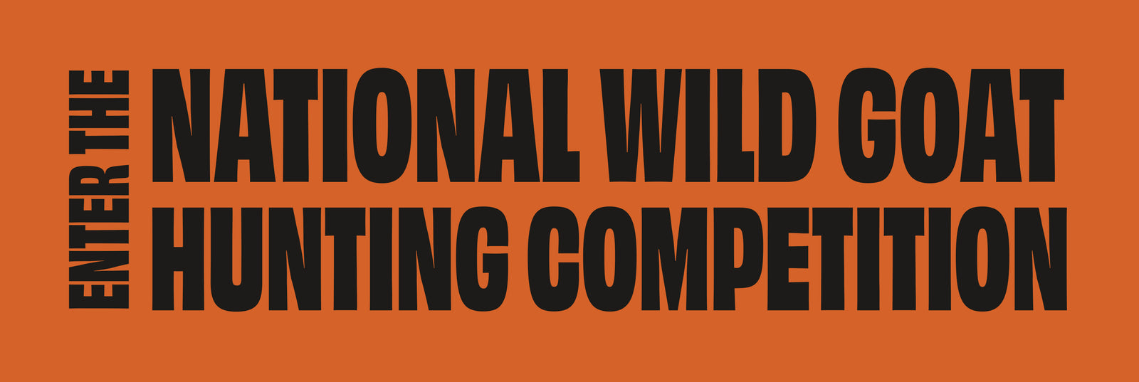Mobile Banner for the National Wild Goat Hunting Competition
