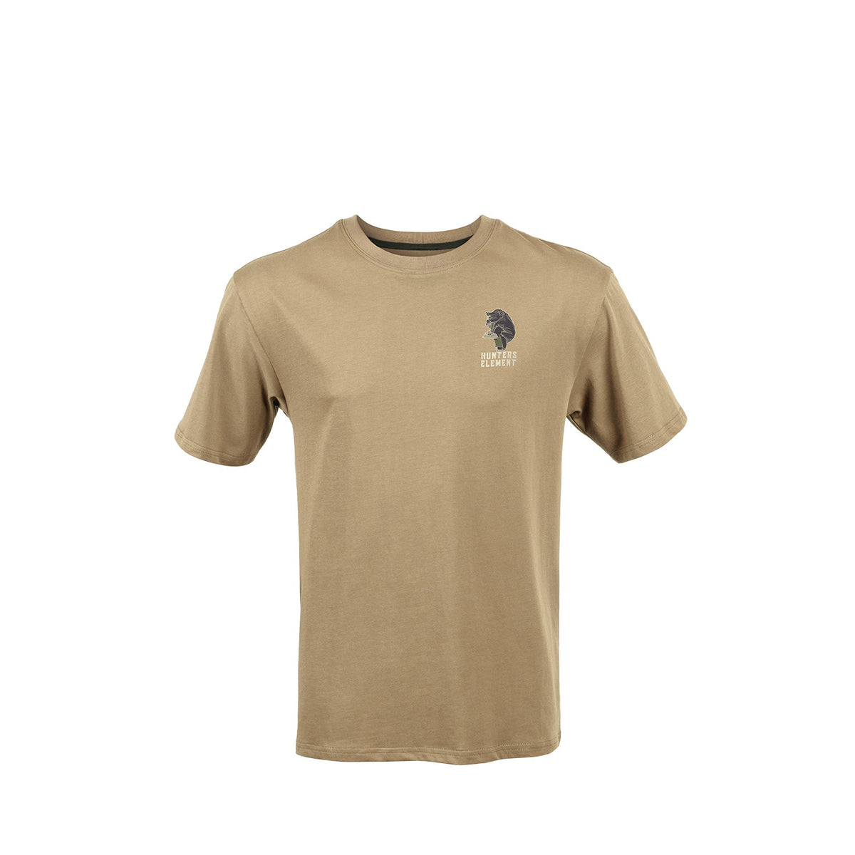 Mens Tussock cotton t shirt nz with pig hunting graphic main front