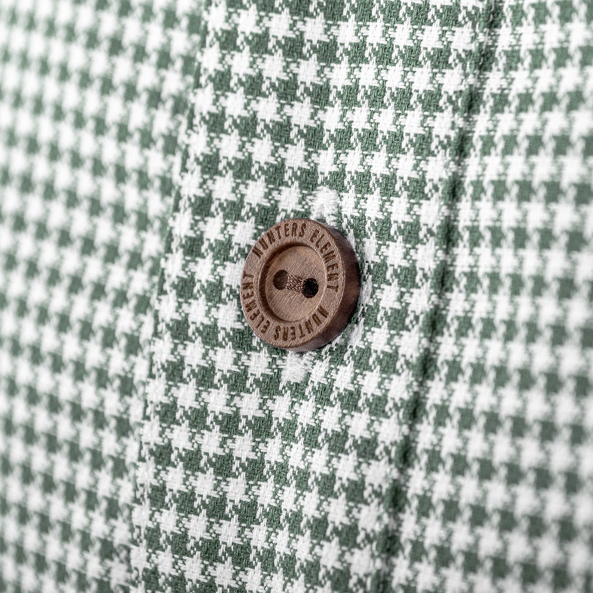 Mens green white plaid cotton rural work shirt button 