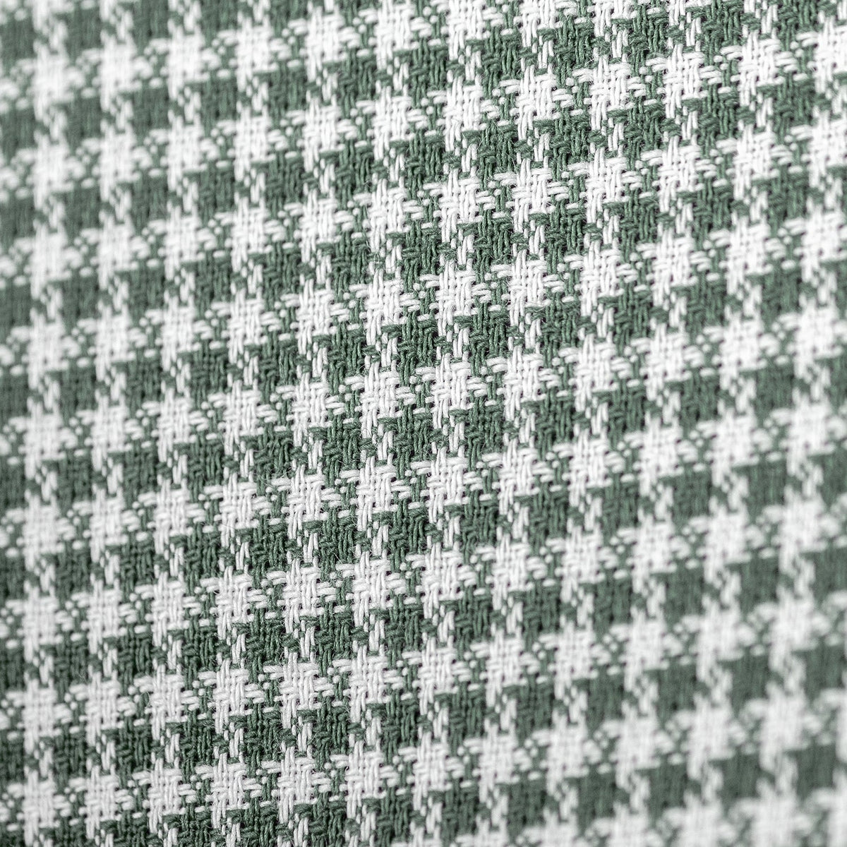 Mens green white plaid cotton rural work button shirt fabric